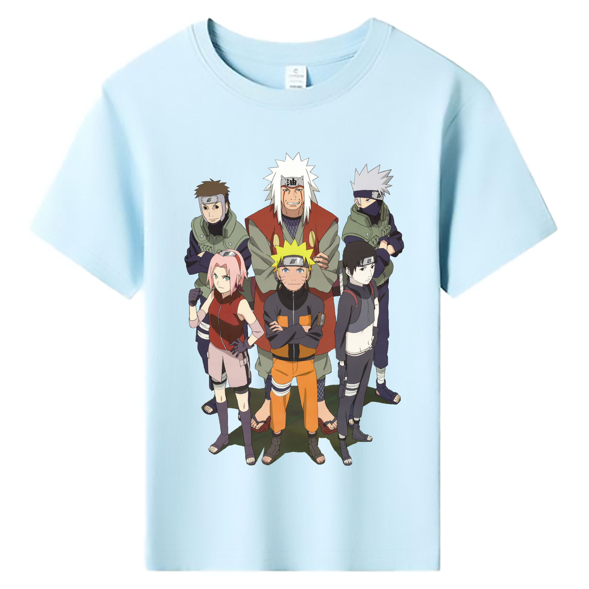 （画像用） NARUTO -ナルト- うずまき ナルト Uzumaki Naruto 綿100％キッズTシャツ（フロントプリント）